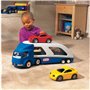 Little Tikes Grand Porte-Voitures - Grand transporteur avec 2 voitures de sport - Des heures de plaisir - Utilisation intérieure