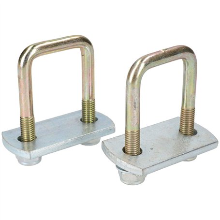 M10 40mm x 70mm U-N-Vis de fixation 1 paire avec les plaques et les écrous HAUTE RÉSISTANCE À UBR01/04
