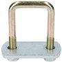 M10 40mm x 70mm U-N-Vis de fixation 1 paire avec les plaques et les écrous HAUTE RÉSISTANCE À UBR01/04