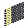 10 x SabreCut SCRSL789_10 89 mm SL7 Jeu d'embouts de tournevis à percussion magnétique à fente Single End Heavy Duty Compatible 