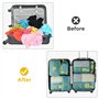 AiQInu Rangement Valise Lot de 7 Imperméable Organisateur de Voyage Packing Cubes Organiseur, sac à chaussures,Bagage Sacs