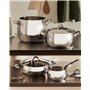 Alessi SG100S7 Mami Set de Casseroles Acier Inoxydable 38 x 46 x 40 cm