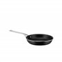 Alessi Pots&Pans Poêle à Frire en Aluminium avec intérieur Anti-adhésif Poignée en Acier Inoxydable 18/10 Noir Taille Unique AJM