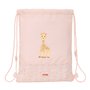 Sac à dos serré par des ficelles Sophie la Girafe 26 x 34 x 1 cm