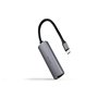 Hub USB NANOCABLE 10.16.4603 Gris 100 W