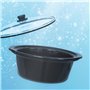 Cecotec Mijoteuse Numérique ChupChup Matic De 5,5 L. 240W, Cuve Céramique, Couvercle Verre, Programmable 24 Heures, Minuteur 20