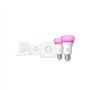 Ampoules connectées - PHILIPS HUE - E27 - Kit de démarrage - 2 ampoules - Détecteurs de contact
