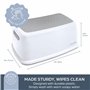Dreambaby Ensemble siège de toilette et marchepied – Gris