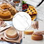 Diffaxy Coupe-gâteau, coupe-gâteau professionnel en acier inoxydable 32 cm, fil de coupe à double couche, fil de scie à gâteau r