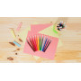 BIC Kids Visa Feutres de Coloriage à Pointe Fine, Lavables, Encre à base d'eau - Couleurs Assorties, Etui Carton de 18