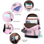 Arya Cartable Fille Primaire Sac à Dos Collège CM1 CM2 5 6ème 8 9 10 11 12 Ans