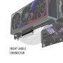 EZDIY-FAB PCIE Gen 4 16x Extreme Flexible,Câble Riser Haute Vitesse PCI Express 4.0 Port GPU Extension Card-Connecteur à Angle D
