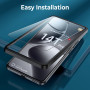 LK 3+3 Verre Trempé for Xiaomi 14T Pro, Contenir 3pcs Protection écran et 3pcs Caméra Arrière Protecteur,avec Cadre d'Installati