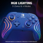 Official Switch Afterglow Wave Wired Controller - Blue