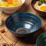 YUN TAO Set de 4 Bols à Ramen en Céramique (1040 mL) - Grands Bols Japonais pour Salade, Udon, Soba, Pho, Pâtes et Soupes Noodle