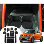 GAFAT Suzuki Ignis 2017-2024 2025 Tapis Antidérapants pour Console Centrale, Ignis 2025 Tapis en Caoutchouc Porte-Gobelet, Boîte