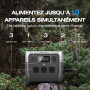 Station électrique portable EF ECOFLOW RIVER 2 Pro, batterie LiFeP04, 768 Wh, charge rapide en 70 min, seuls quelques petits déf
