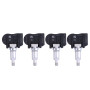 Lot de 4 capteurs de pression des pneus TPMS Capteur 407004CB0B Compatible avec Nissan X-Trail Compatible avec Renault Megane 4