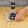 Outils de Perçage Verticaux avec Guide de Mèche, Guide de Percage Droit Bois pour un Perçage Vertical Facile