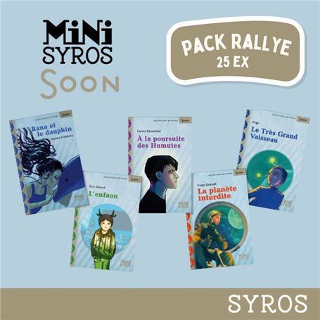 Pack Rallye lecture - 25 titres de la collection Mini Syros Soon