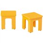 Lot de 2 Tabourets Vitamine
