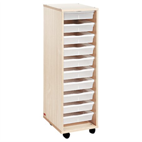 Grande colonne bacs incolores bouleau