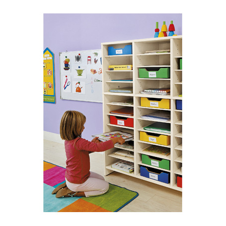 Grand meuble à cases - bouleau