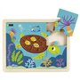 Puzzle bois - La tortue - 6p