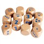 Dés de 1 à 3 - Lot de 12