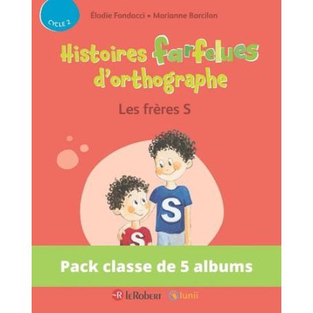 Pack de 5 ex Histoires farfelues d'orthographe - Les frères S