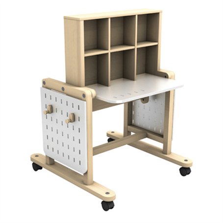 Coin scénar. -Bureau modulable