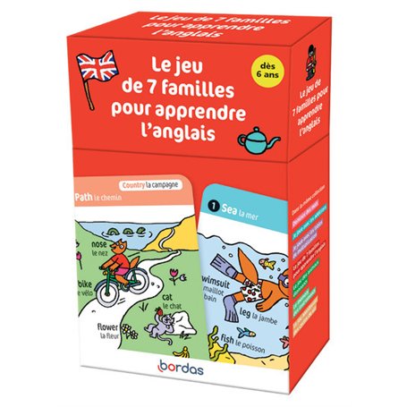 Récré en boîte - Le jeu des 7 familles pour apprendre l'anglais