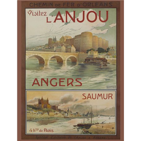 Affiche du Château d'Angers en Anjou