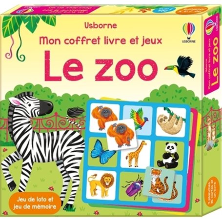 Le zoo - Mon coffret livre et jeux - Dès 3 ans