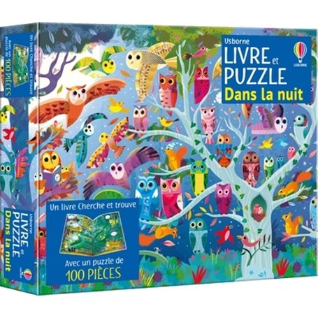 Dans la nuit - Coffret Livre et puzzle - Dès 5 ans