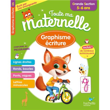 Toute ma maternelle Graphisme Ecriture Grande Section 5-6 ans