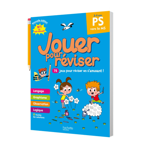 Jouer pour réviser - De la Petite à la Moyenne Section 3-4 ans - Cahier de vacances 2025