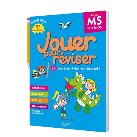 Jouer pour réviser - De la Moyenne à la Grande Section 4-5 ans - Cahier de vacances 2025