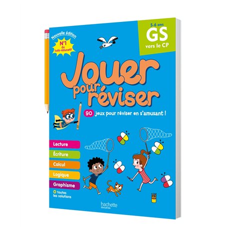 Jouer pour réviser - De la Grande Section au CP 5-6 ans - Cahier de vacances 2025