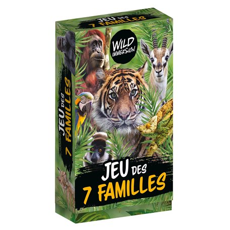Wild Immersion - Boîte de cartes  - Jeu des 7 familles