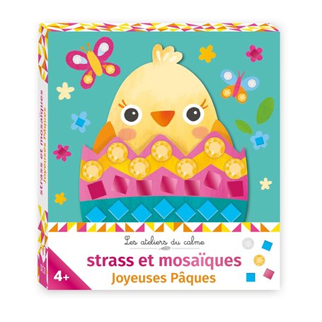 Strass et mosaïques Joyeuses Pâques - mini boîte avec accessoires 6,80 €