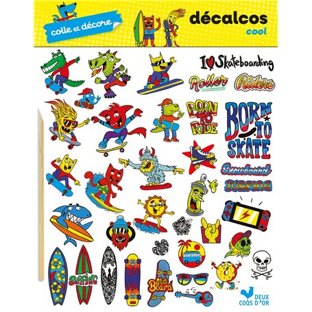 Colle et décore - Décalcos cool