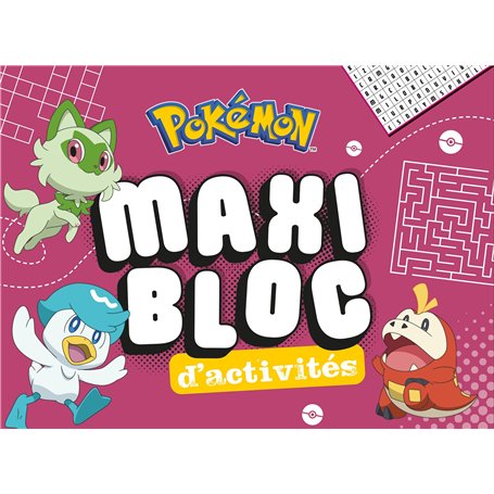 Pokémon - Maxi bloc d'activités