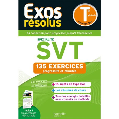 Exos résolus spécialité SVT Tle