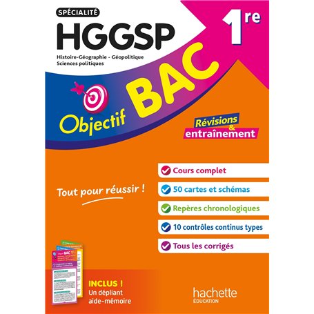 Objectif BAC 1re spécialité HGGSP BAC 2026