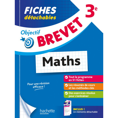 Objectif Brevet - Fiches Maths 3e