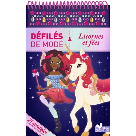 Licornes et fees - bloc spirale