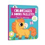 Coloriages à bords pailletés  - Noé le poney