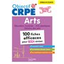 Objectif CRPE 2026 - Arts - 100 fiches pour bien réviser - épreuve écrite