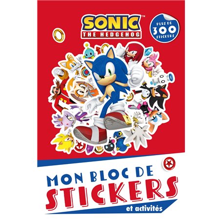 Sonic - Bloc de stickers et activités